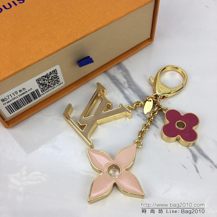 路易威登LV 頂級原單 M67119粉色 Fleur de Monogram 包飾 任意搭配 路易威登各個標誌性包款  ydh1024